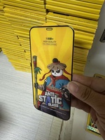 Protection d'écran en verre trempé 9H de qualité AAA antistatique pour 18 Pro/Max, design 3D Radian, antichoc, anti-rayures, pour téléphone portable