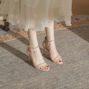 Sandalias de tacón alto con punta en pico, sexys, de suela plana, casuales, elegantes, aptas para el trabajo, zapatos de tacón alto elegantes, zapatos casuales para ir al trabajo. - Product Image 2