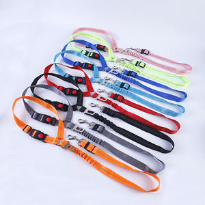 Cinturón DE SEGURIDAD DE COCHE reflectante duradero para mascotas, amortiguador de nailon elástico, hebilla antideslizante, correa de vehículo antitracción multicolor, mascota Simple - Product Image 6