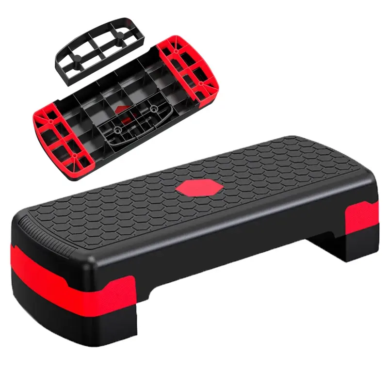 Ajustável stepboard multifunções exercício pedal rosa fitness board aeróbico ginásio steppers passo plataformas