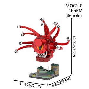 Blocs de construction chinois MOC Série Créative Modèle de personnage <span class=keywords><strong>d</strong></span>'<span class=keywords><strong>anime</strong></span> Dieu du Shinobi Leonardo Donatello Michelangelo Raphael 40 pièces - Product Image 2