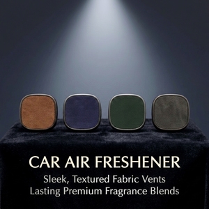 Diffuseur de <span class=keywords><strong>parfum</strong></span> de luxe en alliage de zinc pour grille d'aération, recharge biodégradable en bois écologique pour diffuseur de grille d'aération - Product Image 1