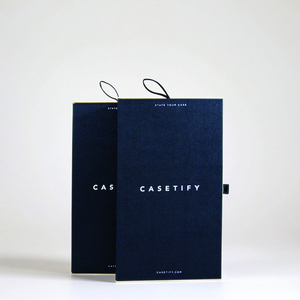 Thiết Kế Đơn Giản Màu Đen Giấy Sinh Thái Thân Thiện Với Hộp Đóng Gói OEM Tùy Chỉnh Ngăn Kéo Hộp Điện Thoại Trường Hợp Bao Bì - Product Image 1