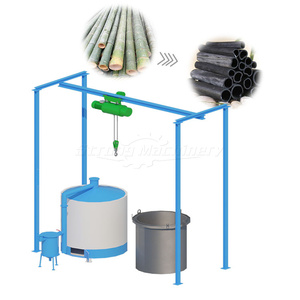 Máquina vertical para hacer carbón de cáscara de coco Estufa de carbón sin humo Horno de biomasa múltiple - Product Image 2