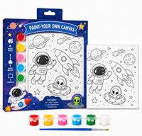 Cadeaux personnalisés pour enfants, peintures à l'huile éducatives pour enfants, peintures à l'huile écologiques à faire soi-même, peintures à l'huile sur toile à colorier soi-même