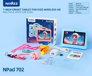 New Wholesale <b>7</b> Inch Kids <b>Tablets</b> Npad 702 School Learning Games Android Education <b>Tablet</b> for Children OEM Manufactured MTK - Product Image 5