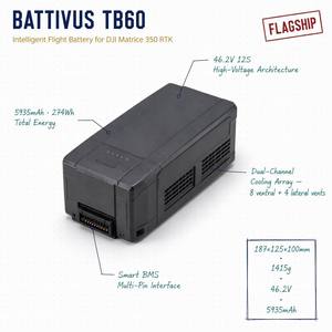 Batterie de vol intelligente professionnelle <span class=keywords><strong>TB60</strong></span> 5935mAh 12S pour <span class=keywords><strong>DJI</strong></span> Matrice 300 350 RTK – Pièces de rechange industrielles haute performance pour drones - Product Image 5