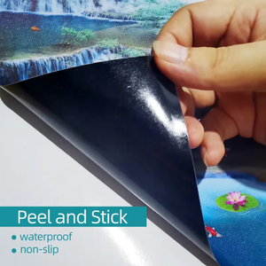 Adesivi 3D in PVC con Effetto Fiumi e Cascate per Pavimenti in Vinile - Antiscivolo, Impermeabili, Autoadesivi per Design d'Interni del <span class=keywords><strong>Soggiorno</strong></span> - Product Image 6