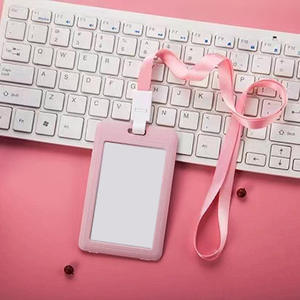 双面耐用升华聚氯乙烯徽章名片夹，带热转印，用于促销和商务礼品 - Product Image 5