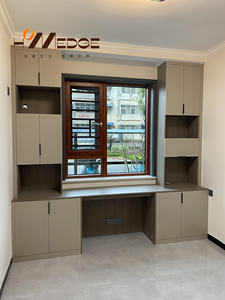 Accueil Salon Chambre Fenêtre flottante Bois massif Écologique Tatami Armoire basse Longue étagère Armoire de rangement Casier - Product Image 5