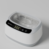 Nettoyeur ultrasonique portable pour usage domestique et extérieur avec minuterie numérique pour bijoux, lunettes, montres, prothèses dentaires, en acier inoxydable, OEM ODM