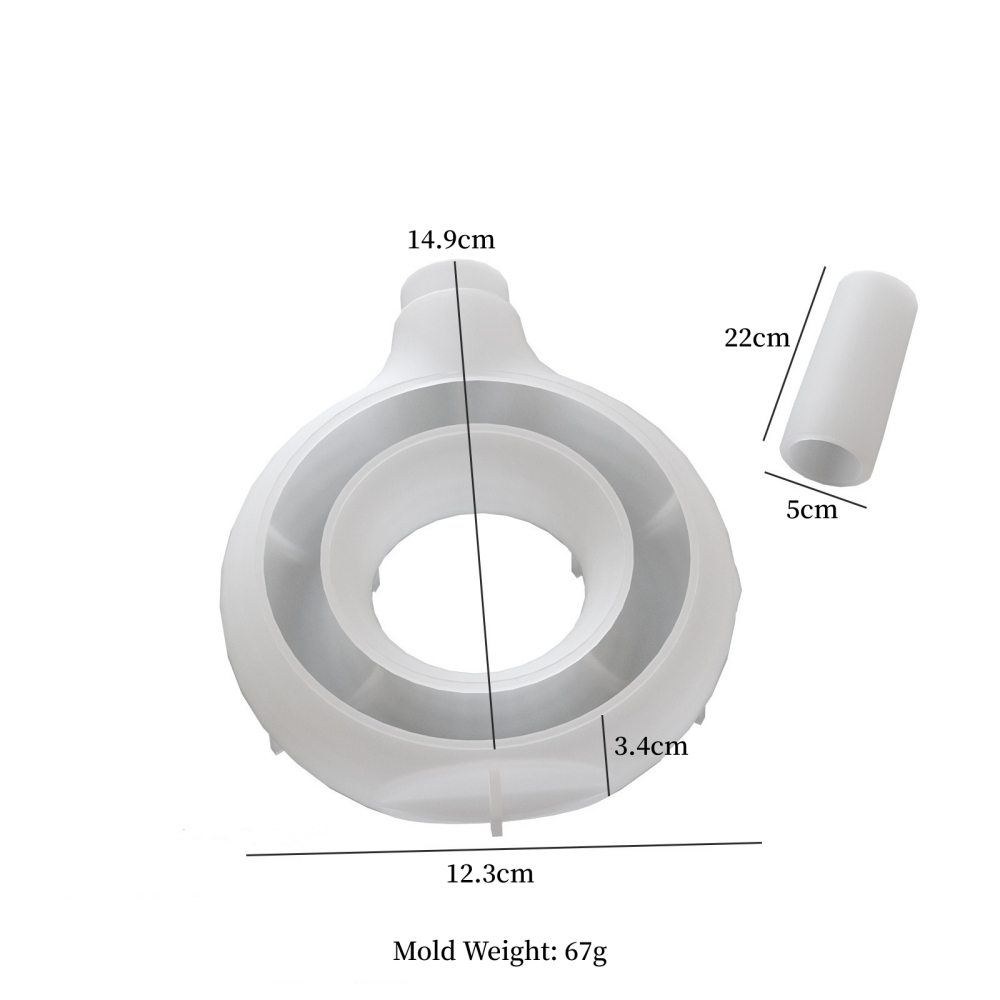 Vase mold-04 White