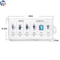 Clips de carrosserie automobile universels, rivets en plastique pour voiture, attaches de fixation