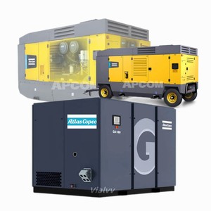 Atlas Copco Diesel Air Compressor XATS350 XAHS350 XAS400 Portable Screw Air Compressor 7bar 10bar 12bar 350cfm 400cfm with Kubot - Product Image 5
