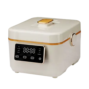 הנמכר ביותר סיר אורז ביתי מיני חשמלי רב חכם 3 ליטר סיר אורז עם קערה מונעת הידבקות