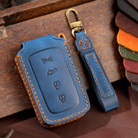 Couverture de porte-clés de qualité supérieure étui en cuir de qualité supérieure protecteur porte-clés couverture voiture porte-clés à distance intelligent