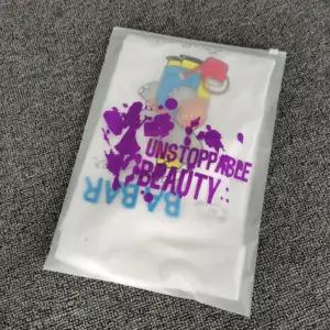 Quality Custom Matte/Frosted Biodegradable Plastic Packaging Zipper Bags T Shirt Swimwear Zipper Lock Clothing Bags With Logo