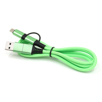 Kabel Data Pengisian Daya USB 3A Multifungsi Universal Super Cepat OTG Good Factory 3A 60W Berbahan Nilon Kepang