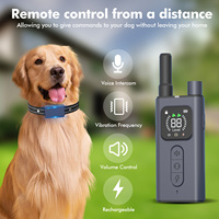 Hunde trainings halsband mit Fernbedienung IPX7 Wasserdichtes Warn schock Vibration Hunde rinde E-Halsband für alle Hunderassen
