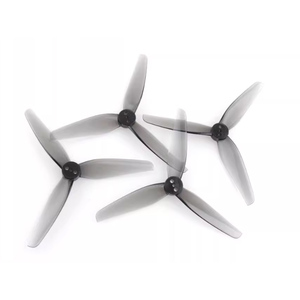 4 Buah HQProp 7X4X3 7040 7 Inci <span class=keywords><strong>3</strong></span> Bilah/propeller Tiga Bilah Abu-abu Muda (2CW+2CCW) Polikarbonat untuk Drone RC FPV - Product Image 1