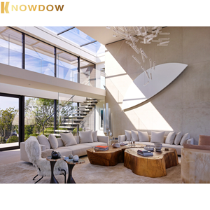 KNOWDOW Full Wall <span class=keywords><strong>TV</strong></span> Cabinet Design moderno di lusso durevole per tutta la casa di personalizzazione <span class=keywords><strong>TV</strong></span> Cabinet 3D Rendering disegno - Product Image 6