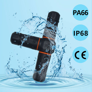 YXY M20 2 pinli konnektör su geçirmez IP68 DC lehim kablo aralığı 4-14mm tel su geçirmez güç cabl konektörü - Product Image 2