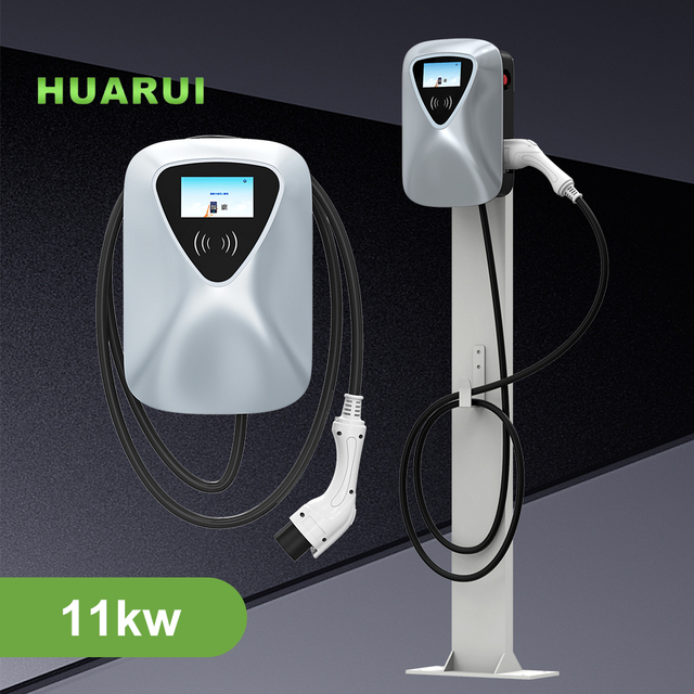 New Fast EV Charging Station 7kW/11kW/22kW CE OCPP Certified OEM ODM Supported Type 1 Type 2 Commercial & Home Use