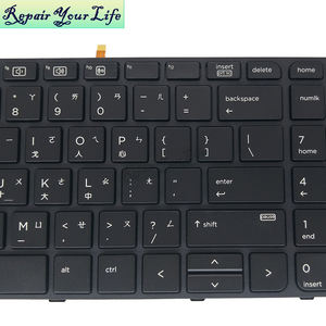 คีย์บอร์ดแล็ปท็อปจีน backlit สำหรับ HP Probook 650 G2 655 G3 831023-AB1 G3 G2พร้อมกรอบสีดำและ <span class=keywords><strong>TrackPoint</strong></span> - Product Image 4