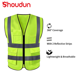 <span class=keywords><strong>Gilet</strong></span> de sécurité réfléchissant multifonctionnel personnalisé avec logo gratuit, haute visibilité, multicolore, pour les chantiers, vêtements de sécurité, <span class=keywords><strong>prix</strong></span> d'usine OEM - Product Image 1