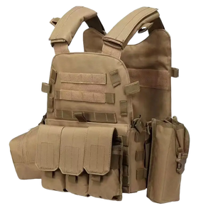 Gilet Tattico in Nylon 1000D con Piastra Inseribile, Anti-Coltello e Impermeabile, Sistema Molle a Sgancio Rapido per Addestramento all'Aperto - Product Image 3