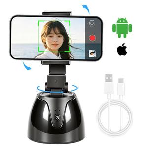 Caméra de suivi automatique IA TikTok 0728 avec trépied intelligent 360° pour portraits et paysages, idéale pour les vlogs et les vidéos en direct - Product Image 2