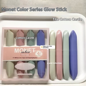 Nouveau 4Pcs Creative Mignon Monet Couleurs <span class=keywords><strong>Surligneur</strong></span> Marqueur Stylos Bureau Fournitures Scolaires <span class=keywords><strong>Kawaii</strong></span> <span class=keywords><strong>Dessin</strong></span> Main Compte Graffiti Stylos - Product Image 3