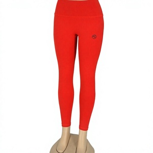Leggings de Yoga Blaze Fight Wear Personalizados de Cintura Alta, Transpirables, Elásticos, de Secado Rápido, Antiestáticos, con Diseño Cruzado Sencillo y Sólido - Product Image 1
