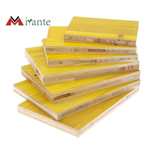 Contreplaqué de coffrage 3 plis de haute qualité avec des panneaux de coffrage en épicéa, pin et <span class=keywords><strong>sapin</strong></span>, 3 plis, 21/27 mm, pour la construction - Product Image 3