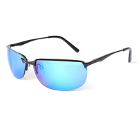 Lunettes de soleil super chaudes pour hommes UV400 dégradé nuances métal cadre noir PC matériel mode Style Protection solaire lentille personnalisable
