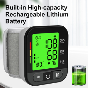 Điện Tử Máy Đo Huyết Áp BP Màn Hình Huyết Áp Cổ Tay Màn Hình Kỹ Thuật Số Có Thể Sạc Lại Không Dây Cổ Tay Huyết Áp Màn Hình - Product Image 4