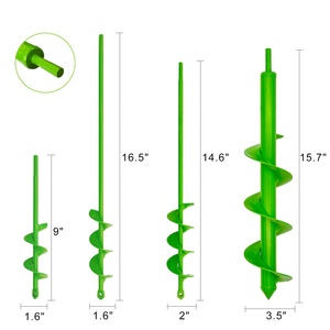Outils de plantation pour l'agriculture de jardin, tarières pour planter des bulbes, jeu de forets en spirale - Product Image 3