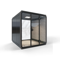 Cabine d'isolation sonore respectueuse de l'environnement de qualité E0 avec réduction du bruit 30 ± 5DB, idéale pour l'enregistrement de podcasts et l'utilisation au bureau
