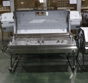 Horno Asador <span class=keywords><strong>de</strong></span> Acero Inoxidable para Uso Doméstico y en Restaurantes, Ahumador <span class=keywords><strong>de</strong></span> Jardín y Parrilla Comercial con Carro para Barbacoa - Product Image 6