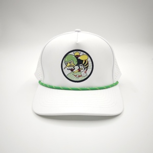 Gorra de Béisbol Personalizada de 5 Paneles, 100% Poliéster, con Visera Curva Ajustable, Logotipo Bordado en 3D, Diseño Deportivo, Impermeable, para Golf - Product Image 2