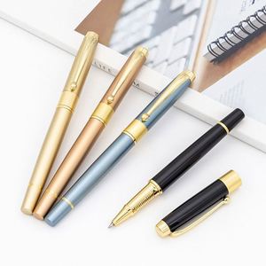Elegant Rose <b>Gold</b> Luxury Roller <b>Pen</b> Smooth Writing 0.5mm Signature Heavy Metal Ballpoint Custom PS-20250820-21 Ladies Gentlemen - Product Image 3