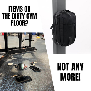 Phòng tập thể dục du lịch làm việc và thể thao Sản phẩm mới Crossbody Túi từ phòng tập thể dục tùy chỉnh tập thể dục màu đen từ túi phòng tập thể dục - Product Image 2