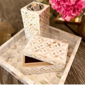 Quemador Bakhoor de diseño moderno con sombra de perla madre nuevo regalo corporativo tradicional difusor de aromaterapia de incienso ARTISAN AURA - Product Image 5
