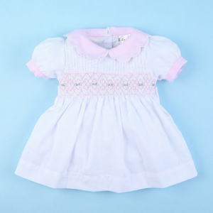 Vestido Infantil Babeeni con Bordado a Mano 3D, Diseño Personalizado OEM ODM, 100% Algodón, Modelo BB3101, Corte en A, Manga Larga - Product Image 1
