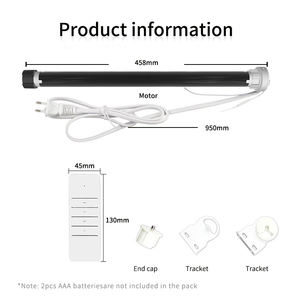 Motor Inteligente para Persiana Enrollable Electrónica con WiFi, Batería Integrada y Control <span class=keywords><strong>Remoto</strong></span> para Uso en Oficina - Product Image 4
