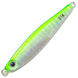 Leurre de pêche en mer Luya, type plaque en fer lourde de petite taille, à coulée lente, avec plaque laser, leurre dur, leurre bionique, couleur argent - Product Image 2