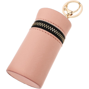 Custom Small Cosmetic Bag Made Lipstick <b>Case</b> Bag with Zip PU <b>Makeup</b> Bag Cosmetic Bag for Daily Use Keychain - Product Image 1