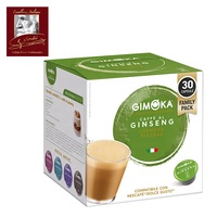 Café italien GINSENG 30 capsules Compatible Nescafé Dolce Gusto Sélection Giuseppe Verdi Café fabriqué en Italie