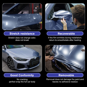 Stain Resistant PET Crystal Automotive <b>Wrap</b> High <b>Stretch</b> - Product Image 6