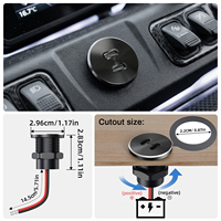 Kit double PD3.0 en aluminium, prise USB haute tension 12V 24V, chargeur de voiture, adaptateur allume-cigare pour voitures et camions